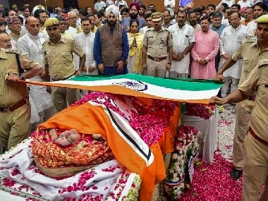 Sushma Swaraj cremated with State honours in Delhi; Narendra Modi, Amit Shah pay last respects