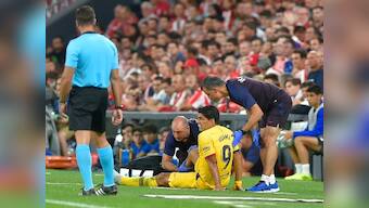LaLiga: Luis Suarez suffers right leg injury in Barcelona's 1-0 defeat to Athletic Club Bilbao in opener