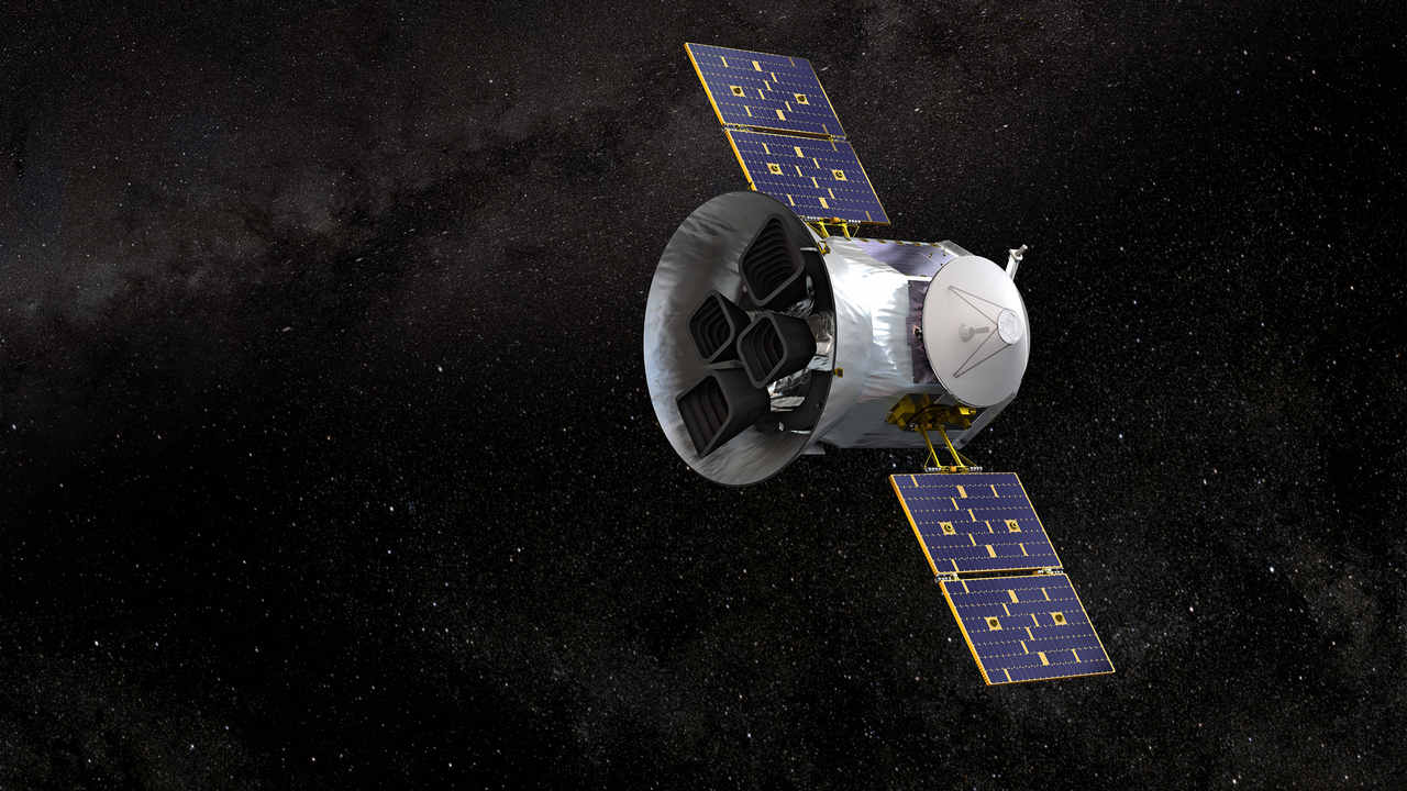 NASA’s newly launched Transiting Exoplanet Survey Satellite (TESS). image credit: NASA/JPL
