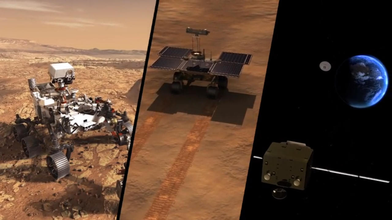 ESA joins with NASA to help build a Mars courier service for bringing back samples from the red planet ESA joins with NASA to help build a Mars courier service for bringing back samples from the red planet