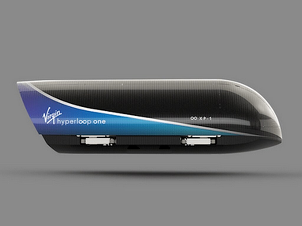 Virgin Hyperloop One. Image: Hyperloopone.com