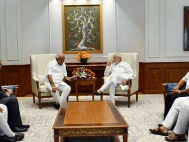 Karnataka floods: BS Yediyurappa meets Narendra Modi in Delhi, appeals for release of funds for relief work Karnataka floods: BS Yediyurappa meets Narendra Modi in Delhi, appeals for release of funds for relief work
