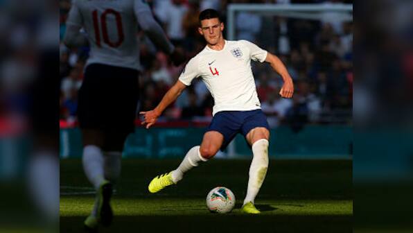 England midfielder Declan Rice admits to receiving threats following switch of allegiance from Republic of Ireland