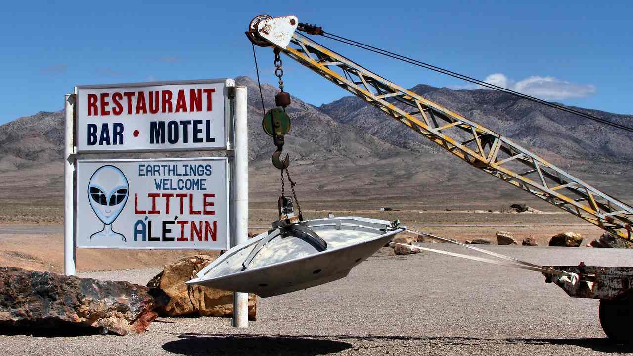'Get them aliens': UFO enthusiasts arrive at Nevada to 'storm' Area 51, rumoured to house secrets of extraterrestrial life 'Get them aliens': UFO enthusiasts arrive at Nevada to 'storm' Area 51, rumoured to house secrets of extraterrestrial life