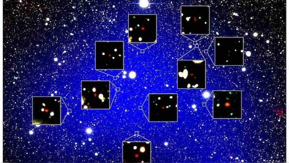 Astronomers discover oldest galaxy cluster that is formed out of 12 galaxies