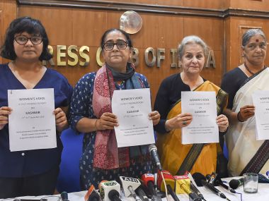 'Restore Article 370, 35A in Jammu and Kashmir, withdraw army, paramilitary forces': 5-member women's group will submit demands to Amit Shah 'Restore Article 370, 35A in Jammu and Kashmir, withdraw army, paramilitary forces': 5-member women's group will submit demands to Amit Shah