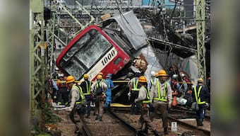 One killed, 30 injured in Japan after express train, truck collide on busy line connecting Tokyo and Yokohama