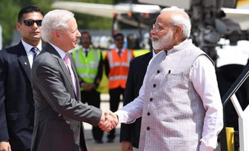 Narendra Modi will meet with the industry captains in energy sector & address the Indian American community and their elected representatives. Image: MEA/Twitter