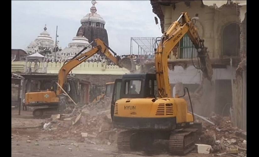 The Odisha government's demolition of dilapidated mutts and other structures near the Jagganath temple has sparked controversy. News18
