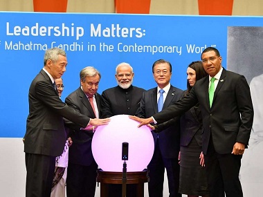 ‘Mahatma Gandhi inspired Nelson Mandela, Martin Luther King’: Narendra Modi, world leaders inaugurate ‘Gandhi Solar Park’ at UN HQ ‘Mahatma Gandhi inspired Nelson Mandela, Martin Luther King’: Narendra Modi, world leaders inaugurate ‘Gandhi Solar Park’ at UN HQ