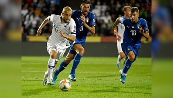 Euro 2020 qualifiers: Jorginho converts second-half penalty to help Italy beat Finland in Group J match