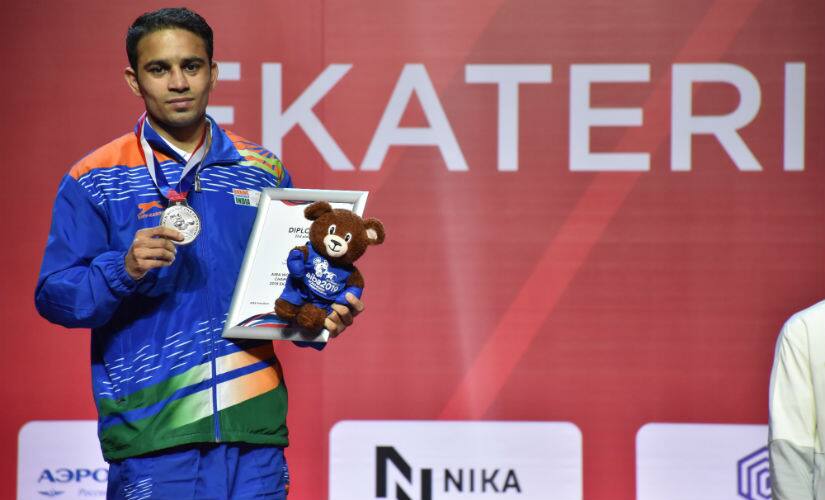 Amit Panghal became the first Indian male boxer to win a World Championships silver medal. 