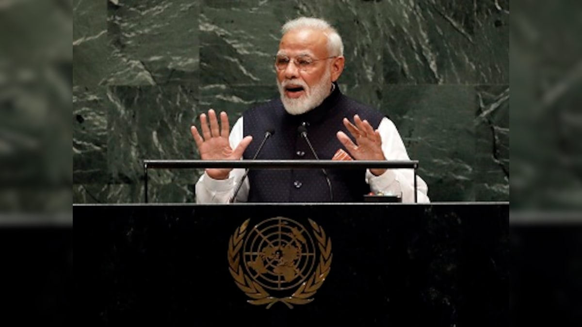 At 74th UNGA, Narendra Modi expresses 'outrage, anger against terror', urges world to unite to end violence