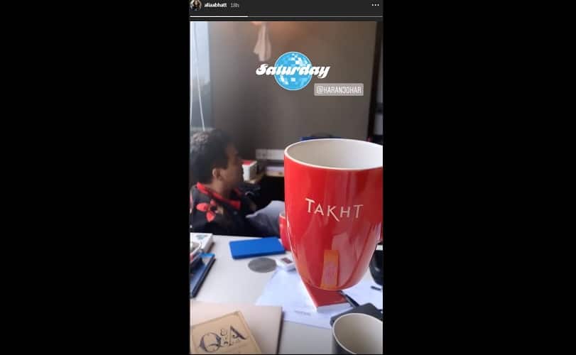 A screenshot of Aia Bhatt’s Instagram story 