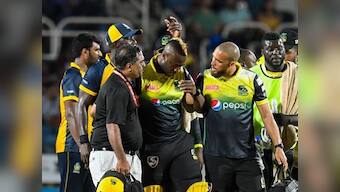 CPL 2019: Jamaica Tallawahs' Andre Russell cleared of serious injury after receiving head blow during clash against St Lucia Zouks