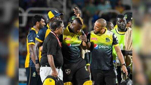 CPL 2019: Jamaica Tallawahs' Andre Russell cleared of serious injury after receiving head blow during clash against St Lucia Zouks