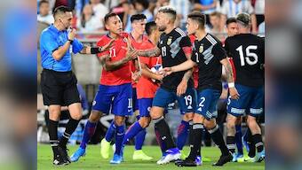Lionel Messi-less Argentina held to goalless draw by Chile in fiery friendly match
