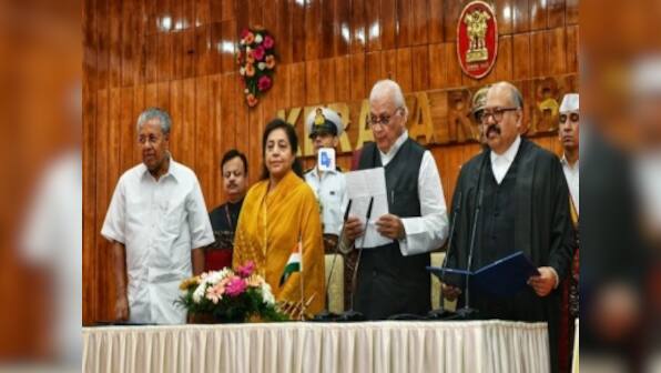 Former Union minister Arif Mohammed Khan takes oath as new Governor of Kerala in Thiruvananthapuram