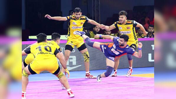 Pro Kabaddi 2019: Maninder Singh leads Bengal Warriors to close win against Telugu Titans; Jaipur Pink Panthers register first home victory