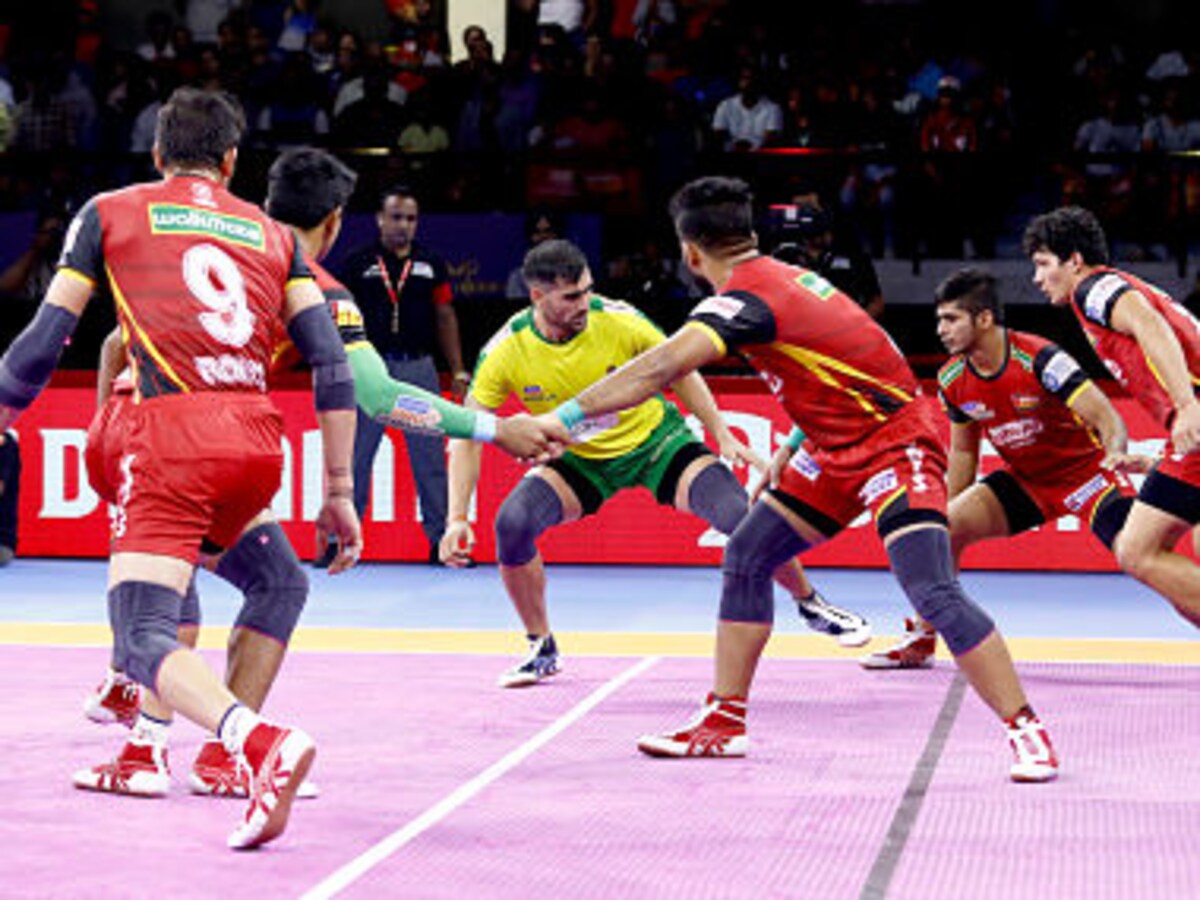 Pro Kabaddi 2019 Highlights, Jaipur Pink Panthers vs UP Yoddha in Pune:  Yoddha edge out Panthers-Sports News , Firstpost