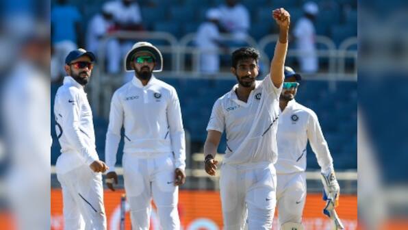 India vs West Indies: Jasprit Bumrah's hat-trick, Hanuma Vihari's maiden Test hundred flattens Windies on Day 2