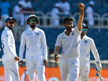 India vs West Indies: Jasprit Bumrah's hat-trick, Hanuma Vihari's maiden Test hundred flattens Windies on Day 2 India vs West Indies: Jasprit Bumrah's hat-trick, Hanuma Vihari's maiden Test hundred flattens Windies on Day 2