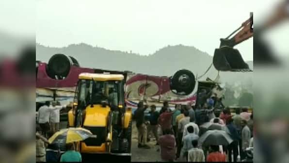 Twenty-one killed, 50 injured as packed private bus overturns near Ambaji town in Gujarat; Narendra Modi, Amit Shah offer condolences