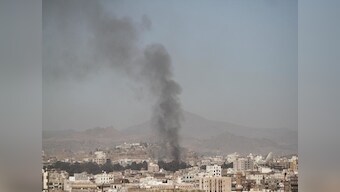More than 100 people killed in air strike by Saudi-led military coalition on detention centre in Yemen, says ICRC