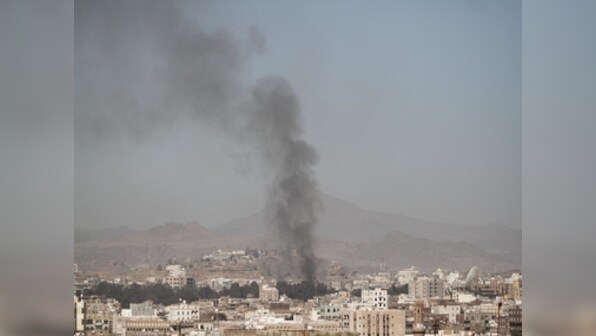More than 100 people killed in air strike by Saudi-led military coalition on detention centre in Yemen, says ICRC