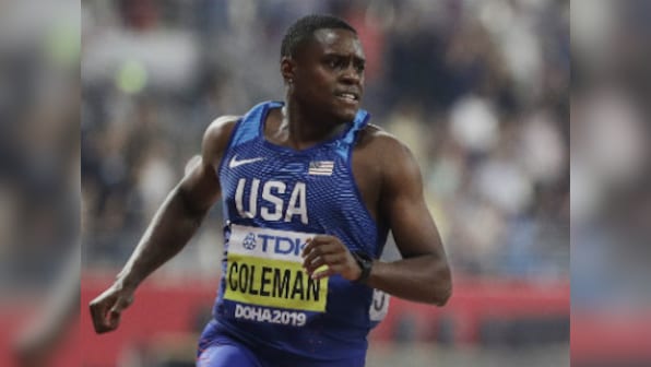 World Athletics Championships 2019: US sprinter Christian Coleman withdraws from men's 200m citing 'strain'