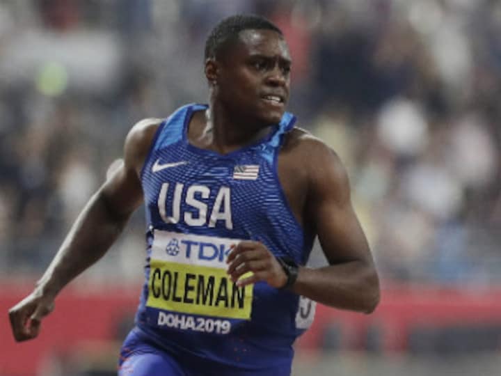 World Athletics Championships 2019: US sprinter Christian Coleman withdraws from men's 200m citing 'strain'