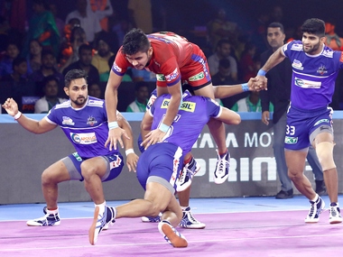 Pro Kabaddi 2019 Highlights, Dabang Delhi vs Tamil Thalaivas at Kolkata: Naveen Kumar, Meraj Sheykh shine in Delhi's win Pro Kabaddi 2019 Highlights, Dabang Delhi vs Tamil Thalaivas at Kolkata: Naveen Kumar, Meraj Sheykh shine in Delhi's win