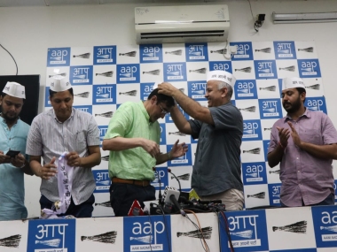 Former Jharkhand Congress chief Ajoy Kumar joins AAP in presence of Delhi deputy CM Manish Sisodia Former Jharkhand Congress chief Ajoy Kumar joins AAP in presence of Delhi deputy CM Manish Sisodia