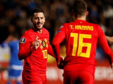 Euro 2020 Qualifiers: Eden and Thorgan Hazard to miss Belgium's upcoming fixtures due to injury Euro 2020 Qualifiers: Eden and Thorgan Hazard to miss Belgium's upcoming fixtures due to injury