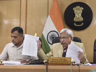 EC announces Assembly polls in Haryana and Maharashtra on 21 Oct; Amit Shah asks electorate to vote for 'strong govt' EC announces Assembly polls in Haryana and Maharashtra on 21 Oct; Amit Shah asks electorate to vote for 'strong govt'