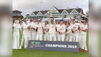 Essex crowned England's county champions after Ryan ten Doeschate's men see off spirited Somerset on final day