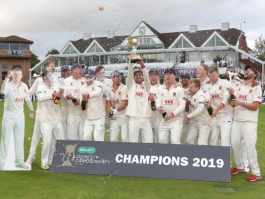 Essex crowned England's county champions after Ryan ten Doeschate's men see off spirited Somerset on final day Essex crowned England's county champions after Ryan ten Doeschate's men see off spirited Somerset on final day