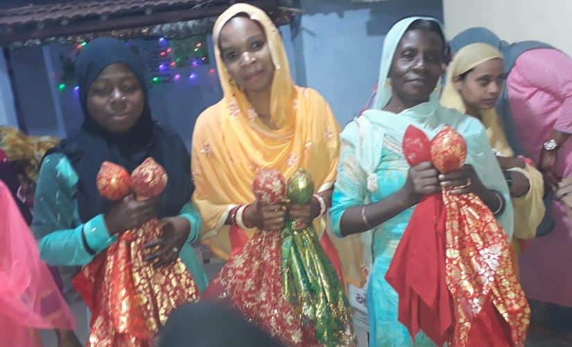 Siddi devotees at Dargah of Baba Gor at Ratanpur, Bharuch. Image courtesy: Farida K Al-Mubrik