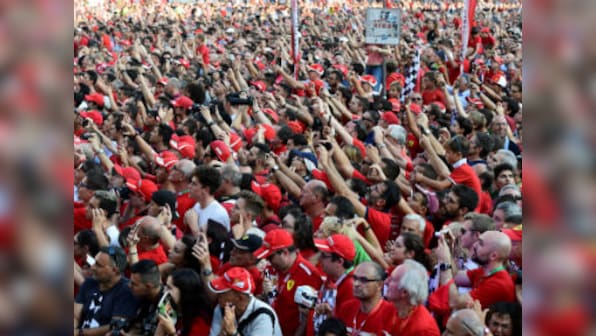 Formula 1 2019: Sea of red sweeps Milan as Ferrari and Italian Grand Prix mark 90th anniversary