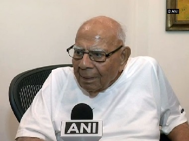 Eminent Supreme Court lawyer, ex-law minister Ram Jethmalani passes away at 95; last rites to be performed this evening Eminent Supreme Court lawyer, ex-law minister Ram Jethmalani passes away at 95; last rites to be performed this evening