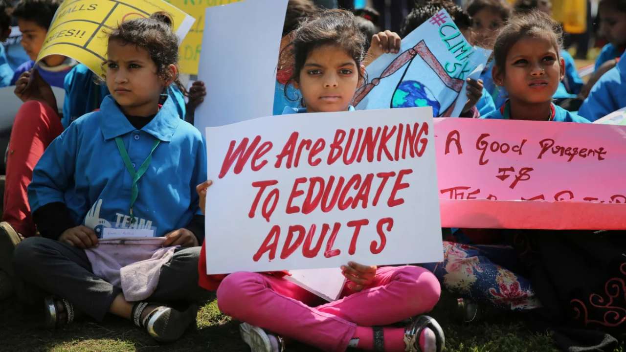 Millions of students, adults take to streets demanding change in vast global climate strike on 20 September Millions of students, adults take to streets demanding change in vast global climate strike on 20 September