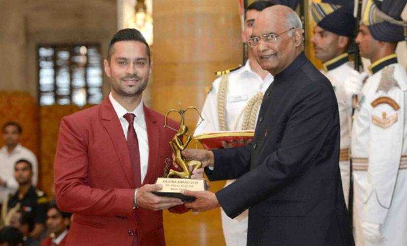 Gill is the only Motorsports athlete to receive an Arjuna Award. Image: Facebook