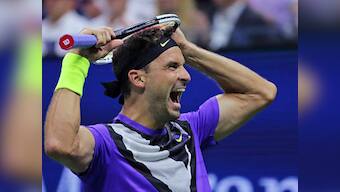 US Open 2019: Grigor Dimitrov stuns Roger Federer in five sets to reach first semi-final at Flushing Meadows