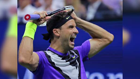 US Open 2019: Grigor Dimitrov stuns Roger Federer in five sets to reach first semi-final at Flushing Meadows