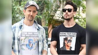 Hrithik Roshan, Tiger Shroff begin a meme-war with T-shirts of Krrish, A Flying Jatt to troll one another