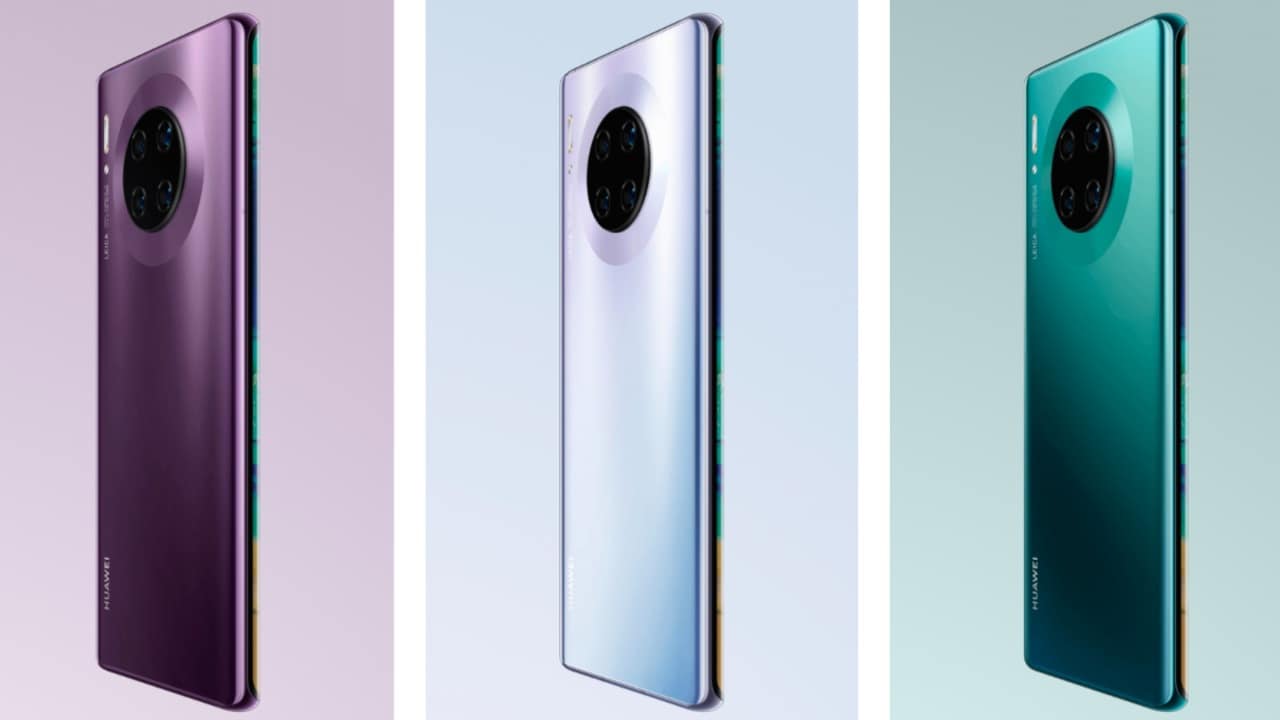 Huawei Mate 30 Pro. Image: Huawei