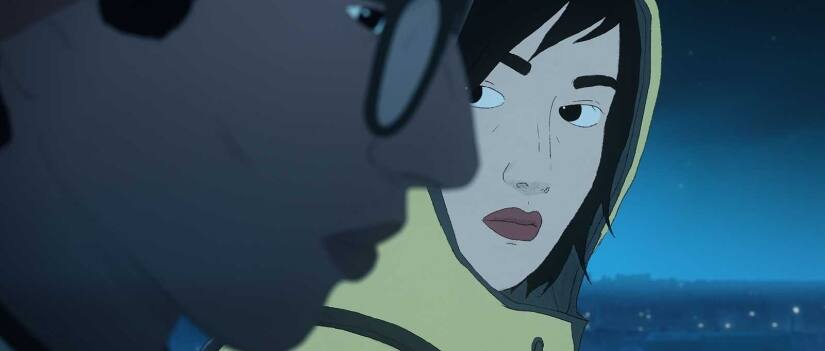 Naoufel and Gabrielle discuss how to circumvent one’s fate on the rooftop | Netflix