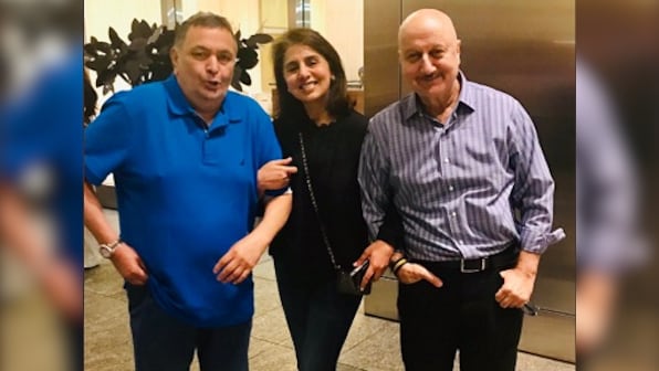 Rishi Kapoor, Neetu Singh return to India after a year in New York; Anupam Kher pens heartfelt goodbye note