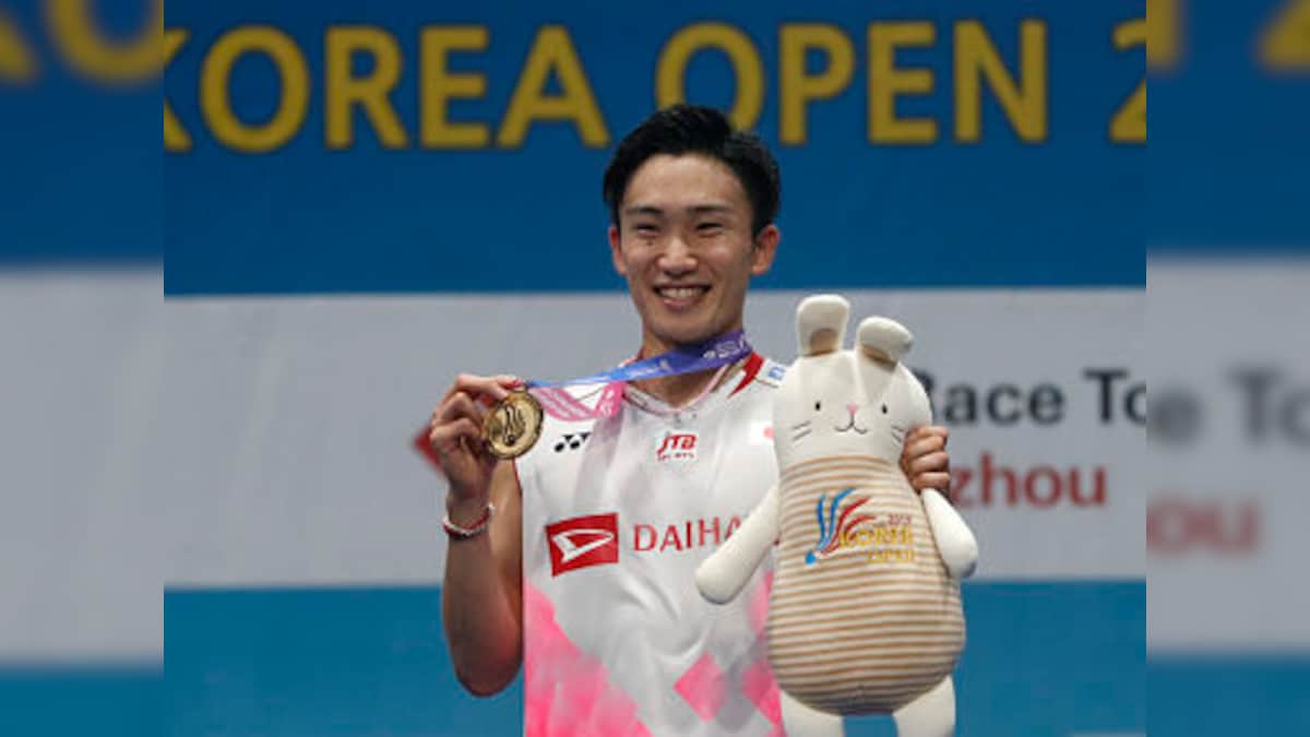 BWF Korea Open 2019: Kento Momota clinches singles title with straight games win over Chou Tien-chen