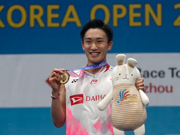 BWF Korea Open 2019: Kento Momota clinches singles title with straight games win over Chou Tien-chen